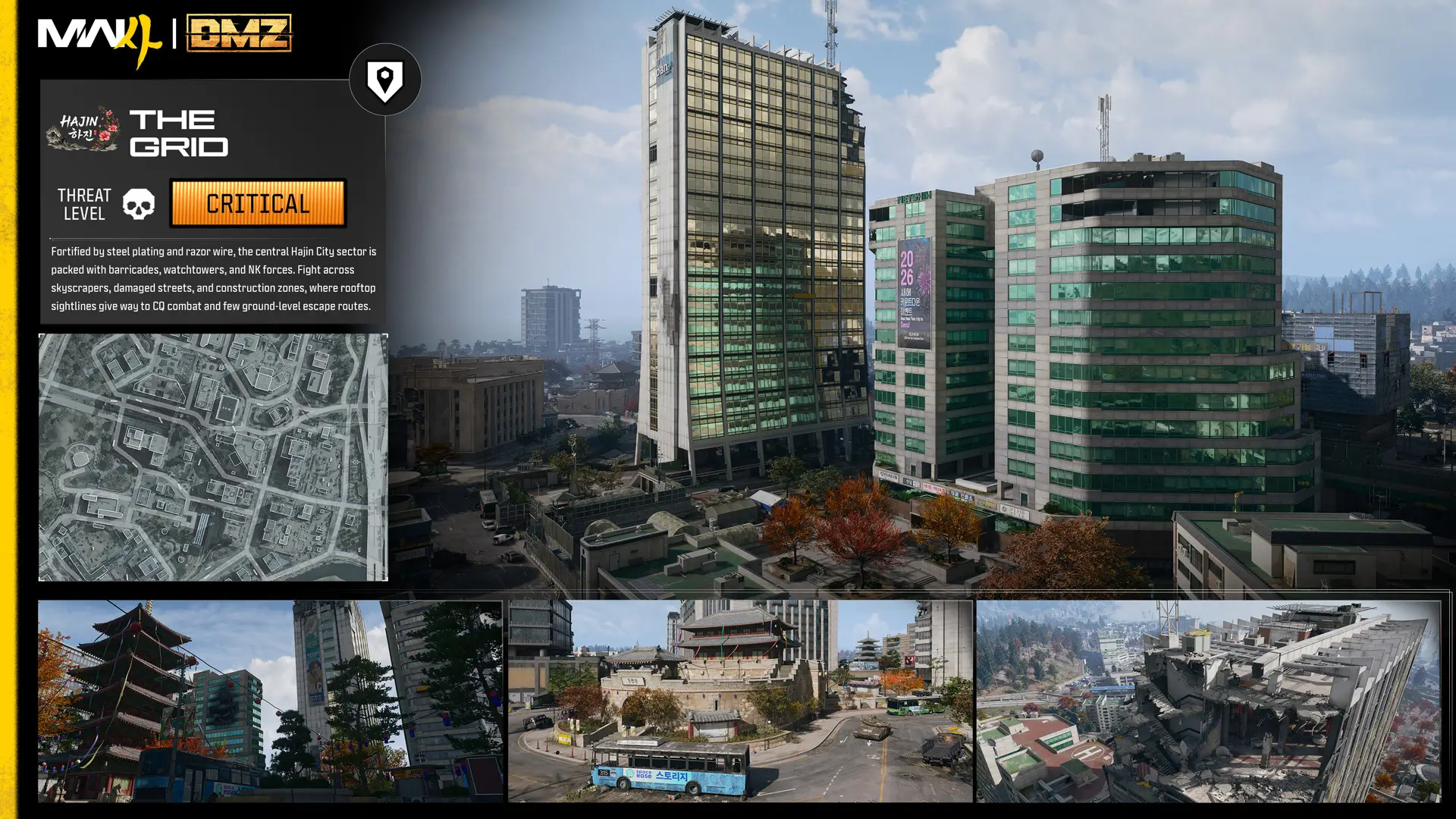 The Grid in central Hajin City